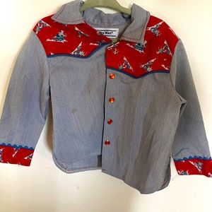 Western Button Up - vintage